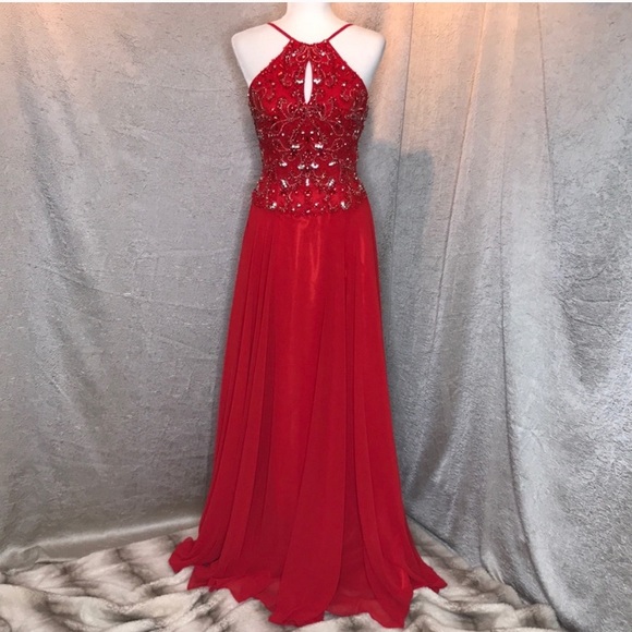 Red Jovani Prom Dress - Picture 1 of 5